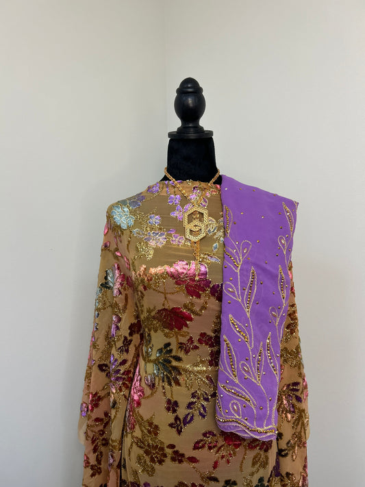 Gold and Purple Maqbal Dirac Set