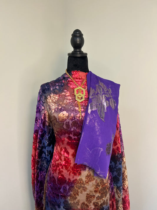 Ombré Purple and Pink Maqbal Dirac Set